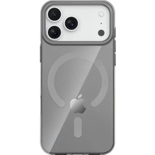 Eseno Select iPhone 17 Pro ile Uyumlu Pc Blank MagSafe Kapak Natural Grey