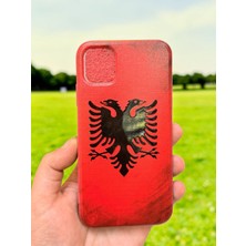 Teknoba Store Iphone 15 Uyumlu Arnavut Bayraklı Telefon Kılıfı