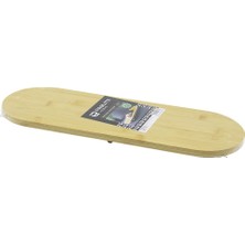 Artisan Cappadocia Oval Ahşap Bambu 3 Mini=1cm Ayaklı  Sunum Tepsisi 15X44X1.5CM (5639)