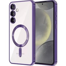 Svoria Store Mey Ithalat®  Samsung Galaxy S24 Kılıf Kross Magneticsafe Kapak - Mor