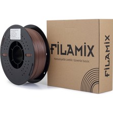 Filamix Pla Metallic Bronz Filament 1.75MM 1kg Metalik Görünüm