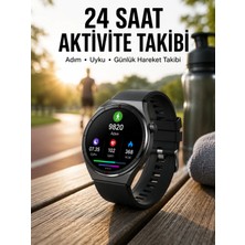 Akıllı Saat Bluetooth Bağlantılı Amoled Ekran Uyku ve Sağlık Takibi Yeni Nesil