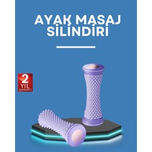 Ayak Masaj Rulosu Akupresur Silindir Kas Gevşetici Taşınabilir