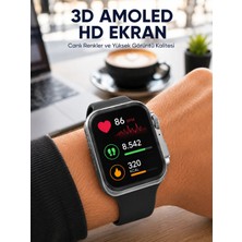 Gelişmiş Özellikli Akıllı Saat Dayanıklı Yapı ve Amoled Ekran Yeni Nesil