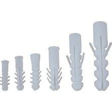 Kaia Life Plastik Dubel Beyaz 8 mm ( 100 Adet )