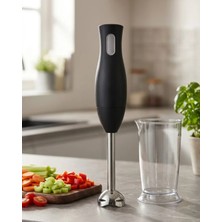 El Blenderı Paslanmaz Çelik Metal Ayaklı Ergonomik Tasarımlı Mutfak Blender