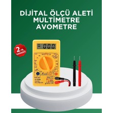 Dijital Multimetre Ölçü Aleti Ac Dc Ölçüm ve LCD Ekranlı
