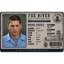 Neora Prison Break Michael Scofield Fox River Parodi Kart | Koleksiyon Kartı