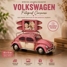 Dekoratif Metal Volkswagen Fotoğraf Çerçeveli Model | El Yapımı Retro Dekor
