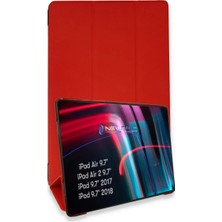 Apple Ipad 5 Air 9.7 Kılıf Tablet Smart Kılıf - Kırmızı