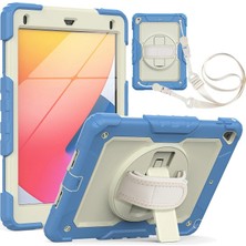 Apple Ipad 5 Air 9.7 Kılıf Strap New Tablet Kapak - Mavi