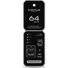 Powerway Elite Plus 64 GB Micro Sd Hafıza Kartı