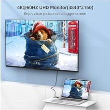 Dp2 Display To Display Kablo 4K (60Hz) 1.2 V (1.8m) - 4K Displayport Kablosu, Erkek-Erkek Ekran Bağlantı Nokta Kablosu Dizüstü Masaüstü Monitör Için Uyumlu