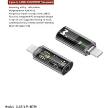 Lightning To Aux Kulaklık Çevirici Müzik Dinleme Mini Otg Dönüştürücü Otgal