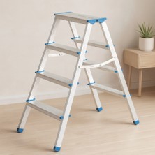 Alüminyum Çift Basamaklı Merdiven 92 cm (4+4)