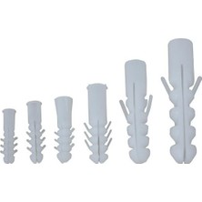 Kaia Life Plastik Dubel Beyaz 12 mm ( 50 Adet )