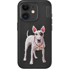 Eseno Select iPhone 11 Uyumlu Kılıf Venco Perma Desenli Kapak - Siyah