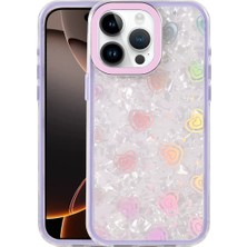Eseno Select iPhone 14 Pro Max ile Uyumlu Lumi Desenli Kapak Mor