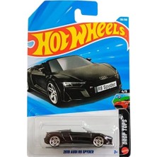 Hot Wheels 2019 Audi R8 Spyder [siyah] Açılabilir Üstü 4/5, 130/250, Ölçek 1:64, Metal Döküm Oyuncak