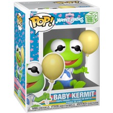 Funko Pop! Disney: Muppet Babies - Baby Kermit The Frog​ - Koleksiyon Vinil Figür - Hediye Fikri - R