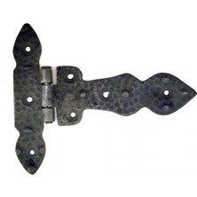 Antika Tarz Dekoratif Pirinç Kuyruklu Düğmeli Menteşe No1 - 117X142 Mm, Oksit