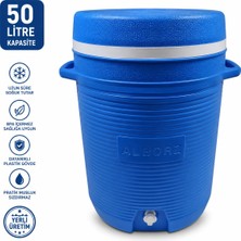 Alborz Süper Musluklu Piknik Termosu 50 Litre Aşiret Boy