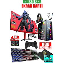 Dmc N37  (GTA 5) İ7 2600 16GB 256GB SSD 500GB 8GB RX580 23,8 Curved Oyuncu Masaüstü Bilgisayarı