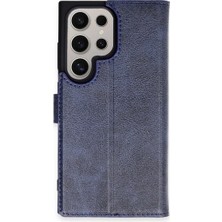 Magicool Samsung Galaxy S24 Ultra Kılıf Trend S Plus Kapaklı Kılıf - Lacivert