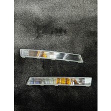 Wisco Volkswagen Passat B6 (2005 - 2011) Uyumlu Ön Tampon Sinyal Takımı - Sağ / Sol Beyaz Cam (2 Adet)