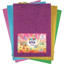 Misda Store Eva Sünger A4 Simli Yapışkanlı 10 Lu 1147 /