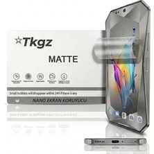 Samsung Galaxy A02S Uyumlu Nano Ekran Koruyucu Ultra Ince Ekstra Dayanıklı Mat - Tkgz