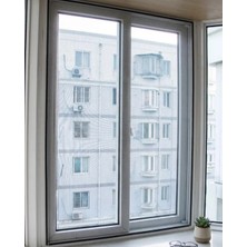 Ucuz Tekno Kesilebilir Pencere Sinekliği 100X150 cm Çift Taraflı Bant Hediyeli Tül