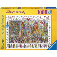 Misda Store 1000 Parça Yapboz James Rizzi Times Meydanı