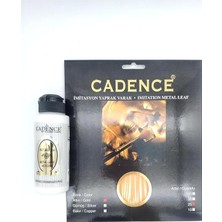 Misda Store Yaprak Varak Altın 25 Yaprak & Yapıştırıcı Başkent Hobi Altın Tek Ebat