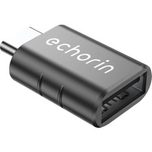 Misda Store Akıllı Giriş USB 3.0 To Type-C Dönüştürücü Adaptör Çevirici 5gbps, iPhone 16, Pro, Pro Max, M2, M3, M4 MacBook Pro, Air, iPad Pro ve Galaxy S25, S24, S23 ve Tabletler ile Uyumlu