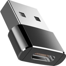 Misda Store ADS-613 USB 3.1 To Type-C 10 Gbps Gen2 Yüksek Hızlı Data Şarj Çevirici Dönüştürücü Adaptör Siyah