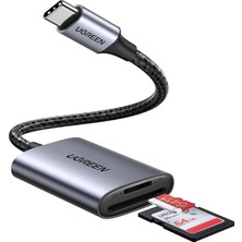 Misda Store USB C Kart Okuyucu Sd/ Tf Kart Okuyucu Thunderbolt 3 Harici Bellek Kartı Okuyucu