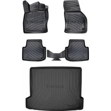 Misda Store C5 Aircross (Üst Bagaj) 1.5 Bluehdı Shine 2024 ile Uyumlu 1. Kalite Paspas ve Bagaj Havuzu