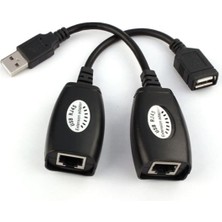 Misda Store RJ45 USB Ek Uzatıcı CAT5E 6 Kablosu Ekleme Extension