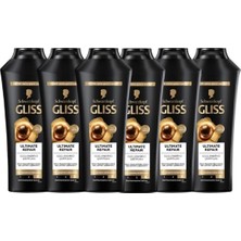 Misda Store Ultimate Repair Keratin Yıpranmış Kuru Saçlar -Derinlemesine Güçlendirici Şampuan 400 ml x 6'lı Set