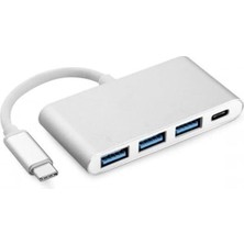 Misda Store USB 3.0 3 Port Çoklayıcı Dönüştürücü Çevirici Macbook, Type C USB Çoklayıcı
