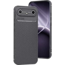 ENCO Mey Ithalat®  Tecno Spark Slim 5g Auto Focus Karbon Kapak - Gri