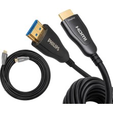 Xtechnx Philips SWR3019W/93 40 Metre 4K 60Hz Aoc Fiber Optik HDMI Kablo Çinko Alaşım Gövde KOD:37695