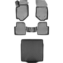 Misda Store Citroen C4X Uyumlu 3D Havuzlu Paspas ve Bagaj Havuzu Seti Rizline