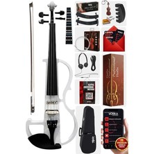 Misda Store RCZ-606W Elektro Keman Seti Beyaz