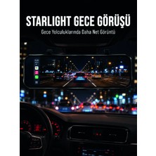 Ucuz Tekno Araç Içi Multimedya Ekranı Çift Kameralı Ayna Carplay