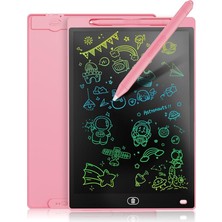 Misda Store LCD Yazı Tahtası, 20 cm (8,5 Inç), Renkli Yazı Tableti, Çocuk Hediyesi, Elektronik Grafik Tableti, 2-7 Yaş Kız Çocukları Için (Pembe)