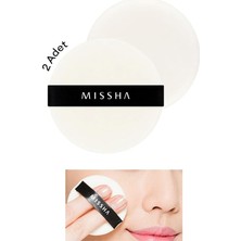 Misda Store Compressed Flocking Puff (Yuvarlak) 2ADET