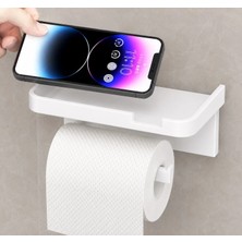 ENCO Mey Ithalat® Raflı Yapışkanlı Tuvalet Kağıdı Askılığı