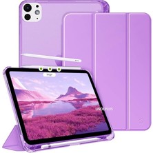 Misda Store iPad Pro 13INÇ M4/m5 ile Uyumlu Kılıf Flip Cover Kalem Bölmeli Pc Case 2024/2025